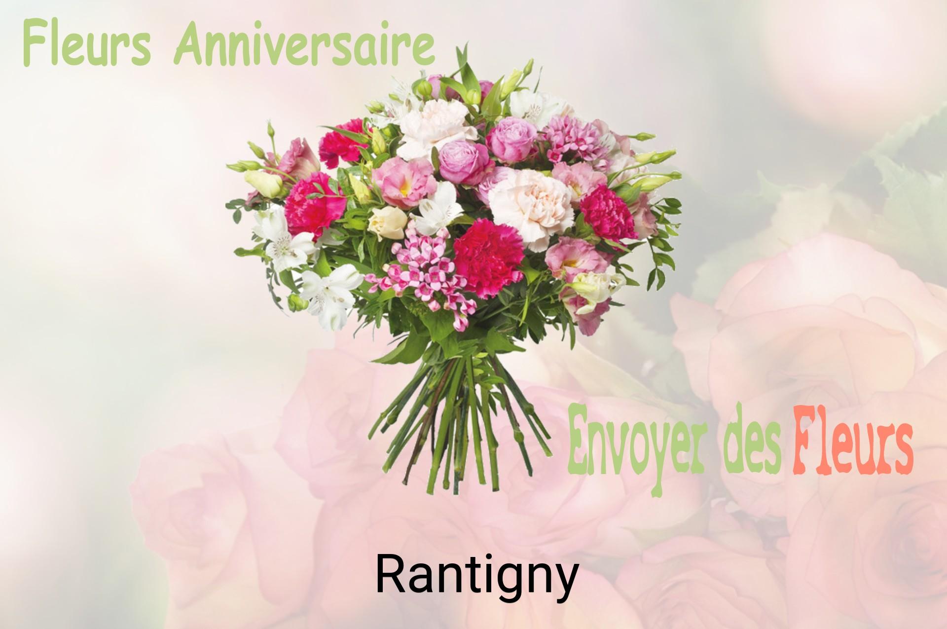 Bouquet de fleurs d’anniversaire livré à Rantigny